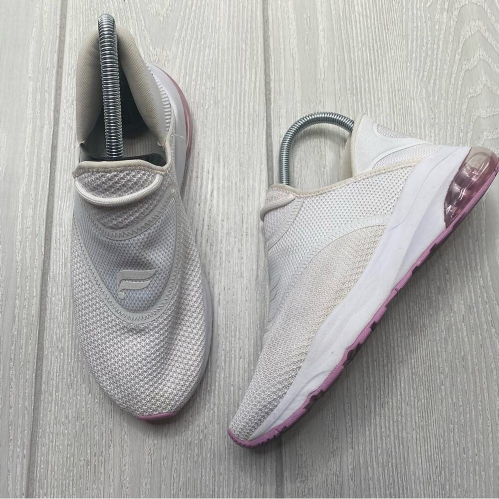 Fabletics Women's White Mesh & Purple Performance Slip On Sneaker Size 7
